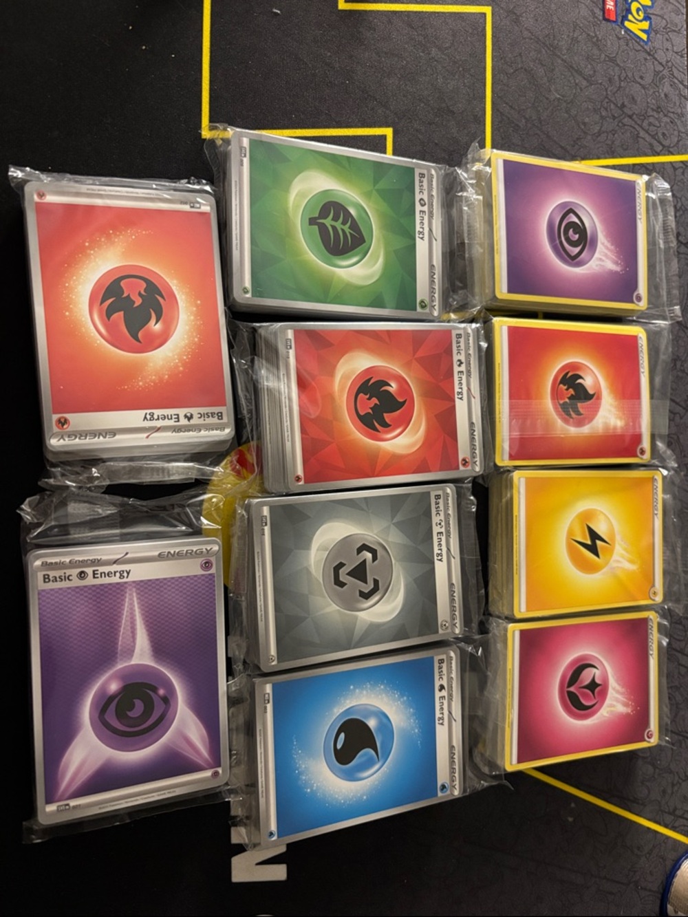 Pokémon Basic Energy Card Lot - Multiple Colors